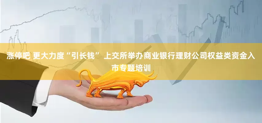 涨停吧 更大力度“引长钱” 上交所举办商业银行理财公司权益类资金入市专题培训