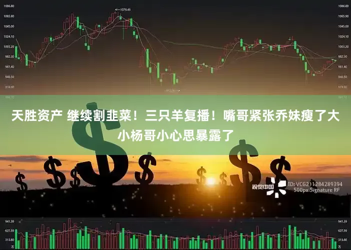天胜资产 继续割韭菜！三只羊复播！嘴哥紧张乔妹瘦了大小杨哥小心思暴露了